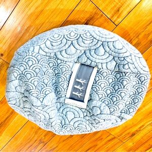 Brentwood Home beaded cozy quilted pillow luxury home decor handle
